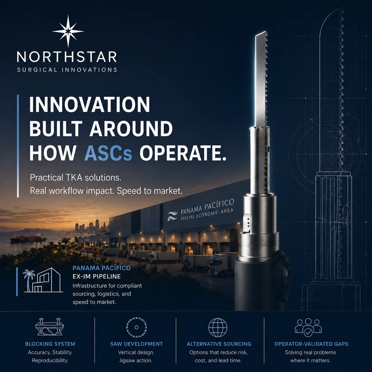 NorthStar vertical saw engineering concept